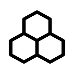 Honeycomb Icon Vector Symbol Design Illustration
