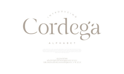 Sophisticated serif font, perfect for luxury branding, invitations, and editorial design