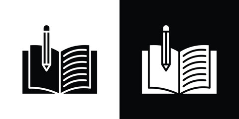 Obraz premium Homework icon Vector clipArt Illustrations in flat style