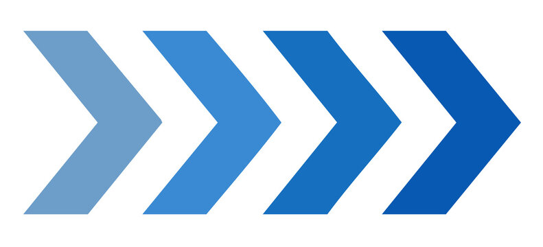 blue arrows, arrow, Gradient Blue Chevrons Moving Right