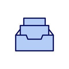 Archive folders icon vector. Document vector icon. Archive storage icon.