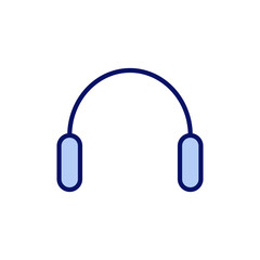 Headphone icon vector. Headvector sign and symbol