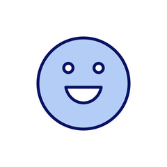 Smile icon vector. smile emoticon icon. feedback sign and symbol
