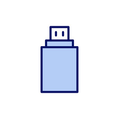 Usb icon vector. Flash disk sign and symbol. flash drive sign.