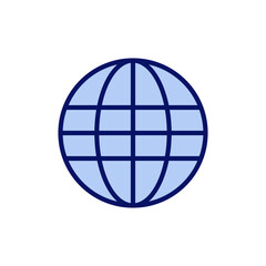 Web icon vector. go to web sign and symbol. web click icon. Global search icon