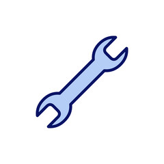 Wrench icon vector. repair icon. tools sign and symbol