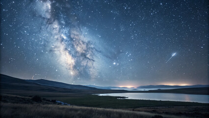 Fototapeta premium This title for your AI-generated vector images captures their dreamlike, mystical beauty. 