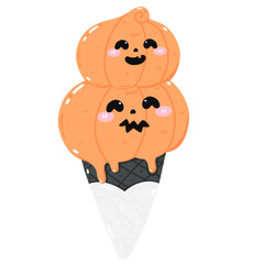 Halloween sweets ice cream 