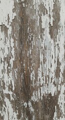 Fototapeta premium Weathered wood texture with peeling paint and grain detail