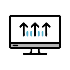 Minimalist Art: Silver Platform with Cyan Markings on Black Background