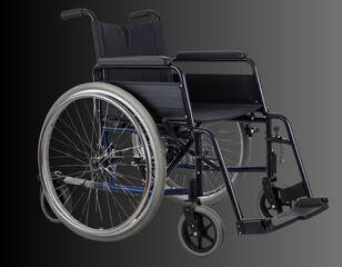 Fototapeta premium wheelchair isolated on white background