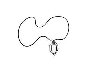 amulet digital drawing illustration white background