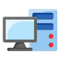 Computer Flat Icon
