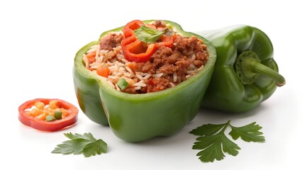 Fresh Vegetable Salad with Colorful Greens, Tomatoes, Cucumbers, and Bell Peppers

