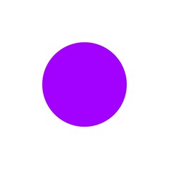 purple circle icon on white