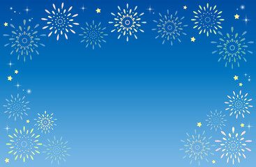 夜空の打ち上げ花火4