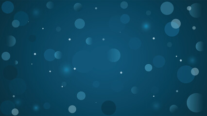 Stylish blue background with bokeh circles perfect for modern designs light effects web or digital projects