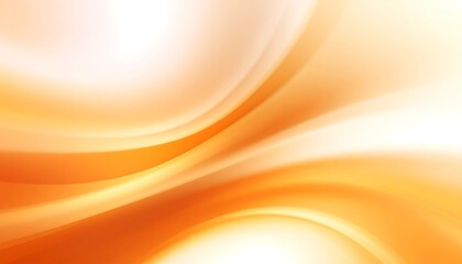 Abstract orange and white flowing curves
