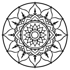 Organic Mandala Pattern Design
