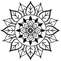 Organic Mandala Pattern Design