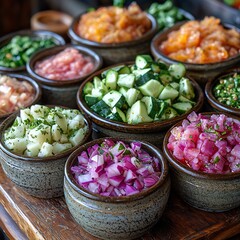 Mexican fermentation expert fermenting vegetable