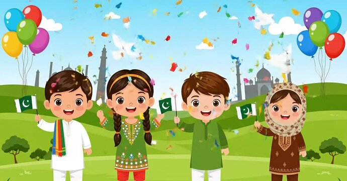 Animated Fighter Jets Creating Pakistan Flag with Smoke | 14 August Independence Day Tribute