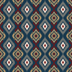 Ikat Pattern Fabric, Fabric Elegant ikat design patterns African Boho,motifs,abstract classic tropical folk antique design for upholstery,clothing, carpet, rug, fabric texture design traditional inter
