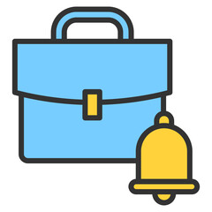 Job Alert Icon Element For Design