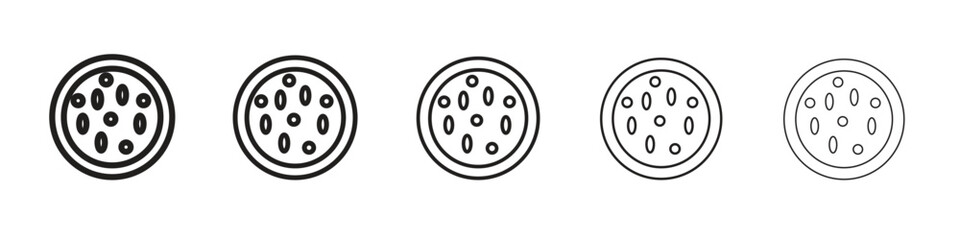 Leukemia icon simple editable stroke series pack. eps10