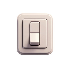Beige light switch