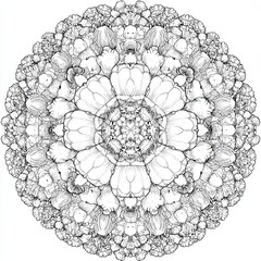 round lace doily pattern
