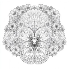 vector illustration of a flower