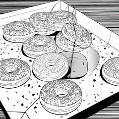 vector illustration of pizza