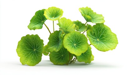 A plant with green leaves and stems