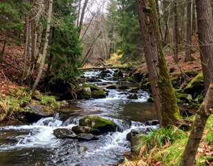 Obraz premium Majestic cumulus clouds dominate the vast blue sky. Perfect for backgrounds, weather themes, and environmental concepts.