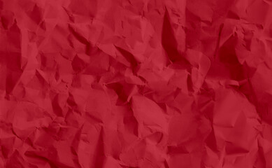 Red background paper letter sheet crease page design parchment craft grunge kraft pattern rough canvas page aged texture mockup vardboard wall backdrop template merry christmas happy new year.