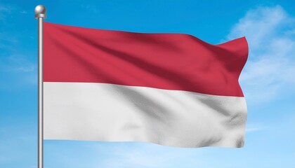 Naklejka premium flag of indonesia
