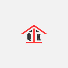 Initials Vektor Stok Home Logo Real Estate Logo
