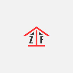 Initials Vektor Stok Home Logo Real Estate Logo