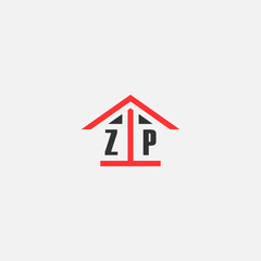 Initials Vektor Stok Home Logo Real Estate Logo