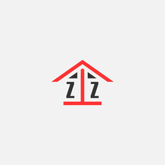 Initials Vektor Stok Home Logo Real Estate Logo