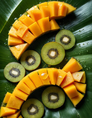 Refreshing Tropical Fruit Slices