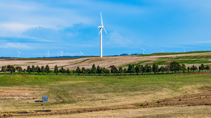 Crookwell Wind Farm and countryside