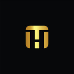 Letter TH ,HT modern Logo Design Vector Initials TH Logo Vector SIMPLE