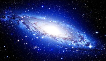 Fototapeta premium Spiral galaxy in deep space (4)