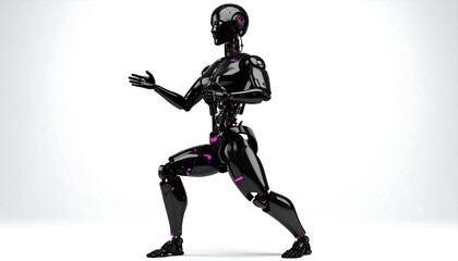 Cybernetic warrior stance