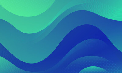 Abstract background with flowing turquoise ripples.