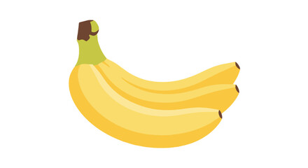 Bunch of Ripe Bananas - Fresh and Healthy Fruit Illustration
