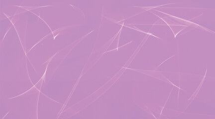 Delicate white flowing lines on lavender background