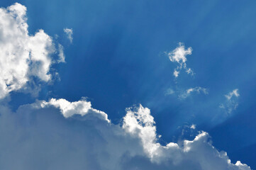 Obraz premium blue sky with clouds